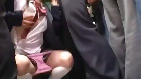 Japanese Blazor School Girl Bus Chikan Fuck
